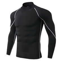 Camiseta Esportiva Masculina de Verão – Secagem Rápida, Alta Elasticidade, Respirável e Gola Alta