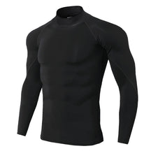 Camiseta Esportiva Masculina de Verão – Secagem Rápida, Alta Elasticidade, Respirável e Gola Alta