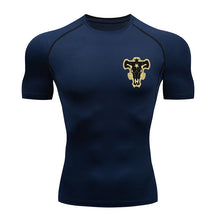 Camiseta de Compressão Bull Print Masculina – Secagem Rápida, Performance Atlética e Conforto Absoluto