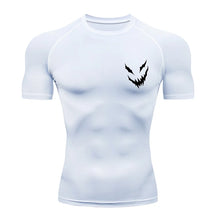 Camiseta de Compressão Bull Print Masculina – Secagem Rápida, Performance Atlética e Conforto Absoluto